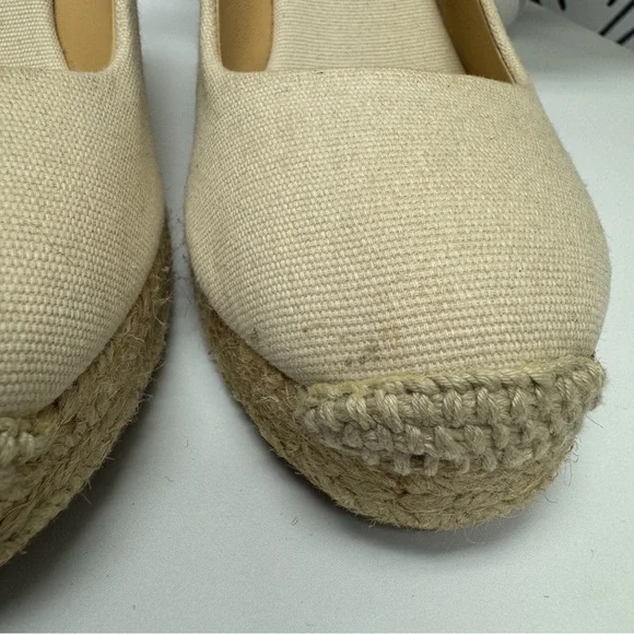 J. Crew Cream Wedge Espadrilles - 6 - Picture 3 of 7